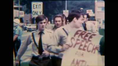 Protester:
They can march
down the streets - Q: Into the Storm