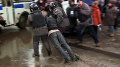 (PROTESTERS CHANTING IN RUSSIAN) - Agents of Chaos