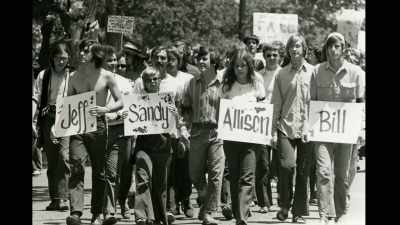 [PROTESTERS CHANTING
INDISTINCTLY] - David Crosby: Remember My Name