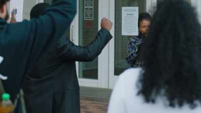 [Protestors Agreeing] - Johnson