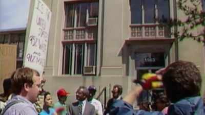 (PROTESTORS CHANTING) - Obama: In Pursuit of a More Perfect Union