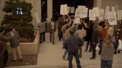 (protestors shouting) - American Soul