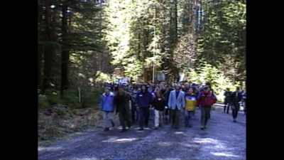 Protestors: ♪ This land
is my land ♪ - Unabomber: In His Own Words
