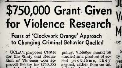 Protests against what some called "A Clockwork Orange at UCLA". - The Minds of Men