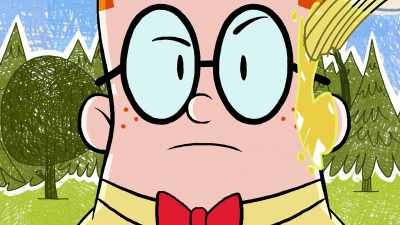 Pshaw! Invisible horse? I hate this place. - The Epic Tales of Captain Underpants