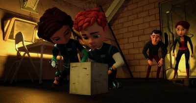PSI sprinkled the pages
with a volatile solvent. - Spy Kids: Mission Critical