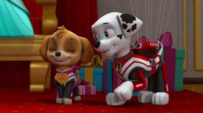 Psst, Skye! Don't forget the
Princess's birthday present! - PAW Patrol: Jet To The Rescue