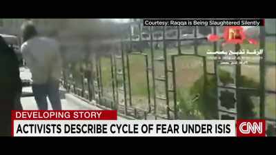 Public executions in what
was Raqqa's Paradise Square. - City of Ghosts
