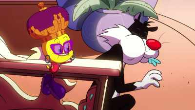 -Puddy Tat! Isn't this amazing!
-Hmm? - King Tweety