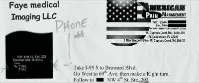 Pulled a piece of paper out, - American Pain