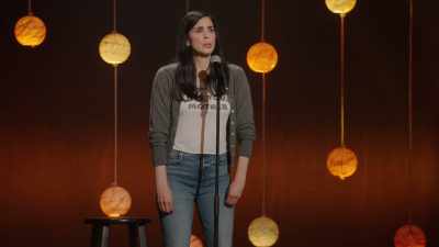 Pulling up a cotton shit shield. - Sarah Silverman: Someone You Love