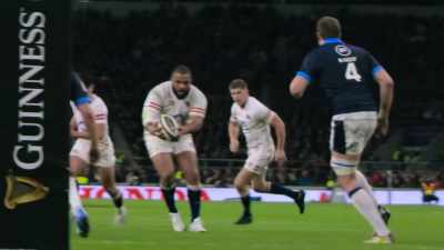 Pulls it back for Marcus Smith. - Six Nations: Full Contact
