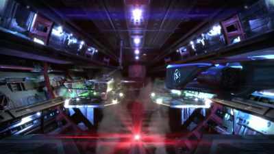 Pulse cannons, upper, lower,
grappling lines, the works. - Space Command Redemption