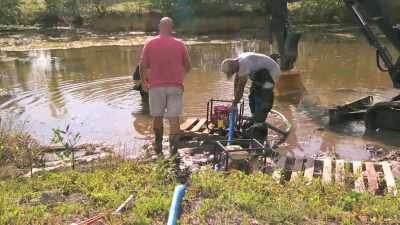 (pump motor rumbling) - Island of Bryan
