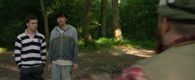 Pumping her with their
rock-hard, toxic cocks. - Slaughterhouse Rulez
