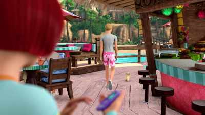 [puppy panting] - Barbie: Dolphin Magic
