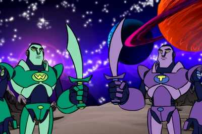 PURPLE ALIEN:
Yeah? I don't think so. - Johnny Test