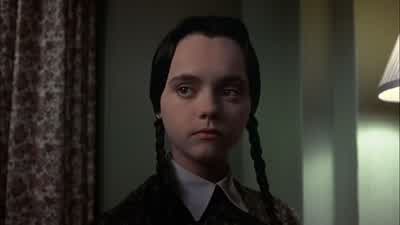 Push Mrs AddamsMoans LightlyForcepsForcepsForcepsAahCryingWould you like anesthesiaNo thank you But ask the children - Addams Family Values