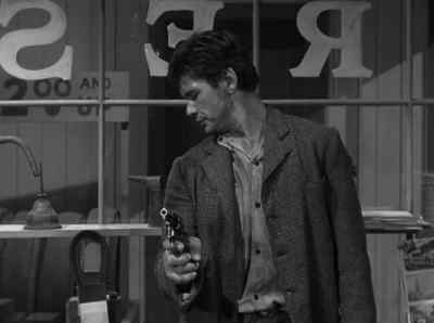 Put it all in there, put the sack
by the door. - Alfred Hitchcock Presents