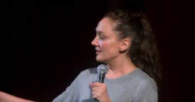 Put it away. You're
not a murderess. - Jacqueline Novak: Get on Your Knees