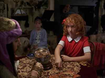 Put your dime on the table,
young lady. - Annie: A Royal Adventure