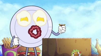 Put me down. I don't want to
become breakfast food. - Teen Titans Go!