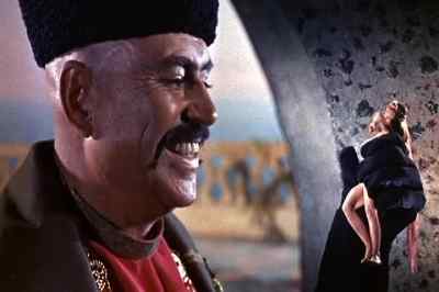 Put me down, put me
down, you're monster. - Captain Sindbad
