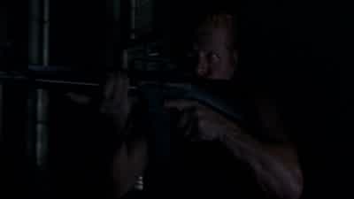 Put your guns on the floor and kneel. - The Walking Dead