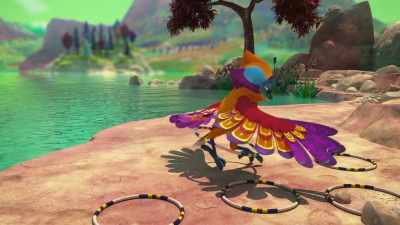 Put your hoop on the ground
Foot to the side - Spirit Rangers