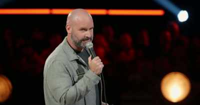 Put her in a bath or something.
That's what I did with Brad. Now… - Tom Segura: Sledgehammer