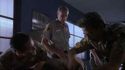 Put him in a cell, - The Glass Shield