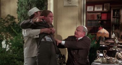 Put him in a straitjacket - Dracula: Dead and Loving It