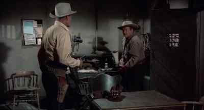 Put it in stacks of 500.
Be quicker that way. - Buchanan Rides Alone