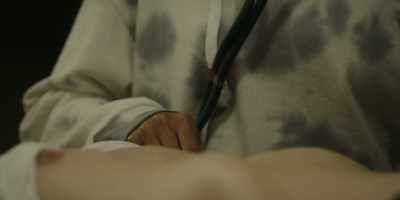 Put it on his sides
along the nipple line - SkyMed