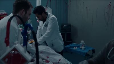 Put pressure now!
Stop the bleeding. - The Resident