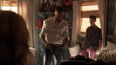 Put your shoes on and get
your ass downstairs. - Ray Donovan