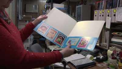 Put some of their
work in, in the folders - 30 Years of Garbage: The Garbage Pail Kids Story