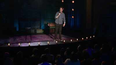 Put the cat down, he's like,
"Don't tag me. Don't tag me." - Pete Holmes: Dirty Clean