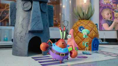 Put us back in the water,
ye' landlubbin' demons! - Saving Bikini Bottom: The Sandy Cheeks Movie
