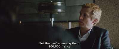 Put that we're loaning them
100,000 francs - Paris Pigalle