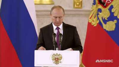 Putin said today he's ready to open a new
chapter with the U.S. - From Russia with Lev