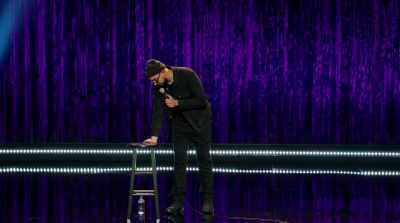 Puts the picture down.
He opens it - Jesus Trejo: Stay at Home Son