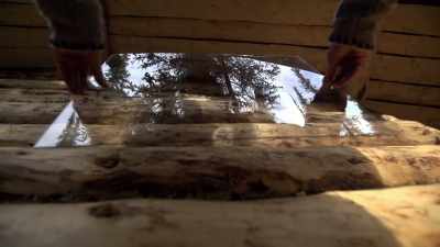 Putting a window in
a cabin is basic, - Life Below Zero: Next Generation