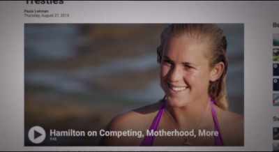 Putting so many years on
the QS and coming so close - Bethany Hamilton: Unstoppable