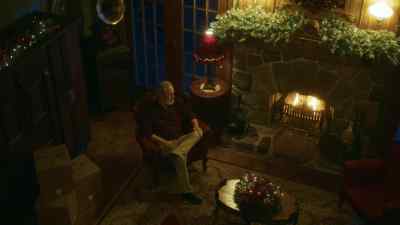 -Putting on a brave face,
but [sighs] - A Novel Christmas