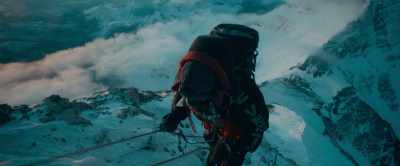 Putting the abseil
line, flying the drones, - Finding Michael
