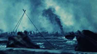 PVT SLEDGE: The
beach was a sheet of flame - The Pacific War in Color