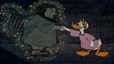 Pythag old boy put her there - Donald in Mathmagic Land