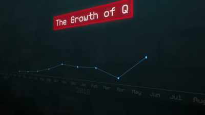 Q had brought immense
growth to 8chan, - Q: Into the Storm