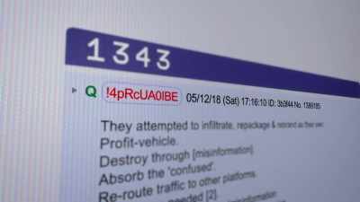 Q came in there,
and made that post about-- - Q: Into the Storm